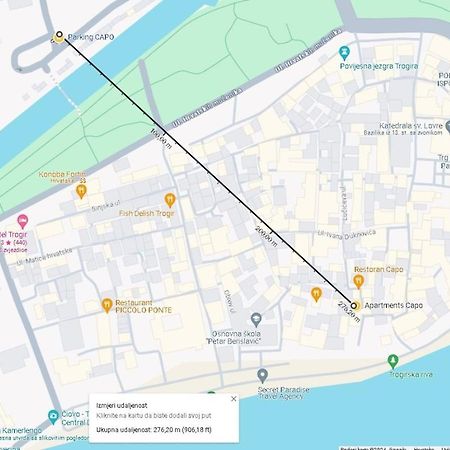 Apartment Capo Residence - Old Town - Parking تروغير المظهر الخارجي الصورة